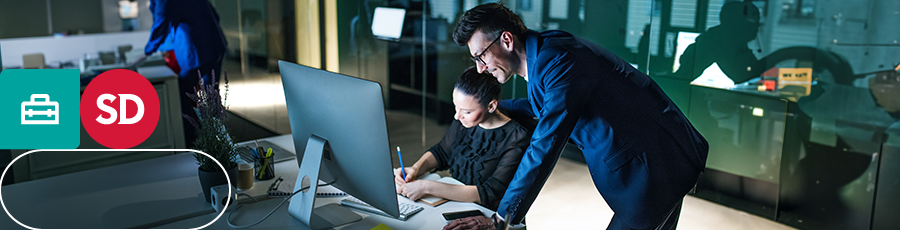 Sitting in front of the computer screen and writing in a notebook Beyond the A+ Certification Charting Your IT Career Course