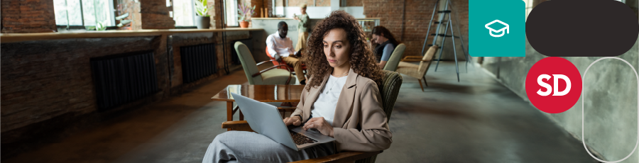 sitting on a chair in a shared space preparing for your ISC2 Certification exam