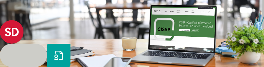 CISSP Certification is open on a coputer screen